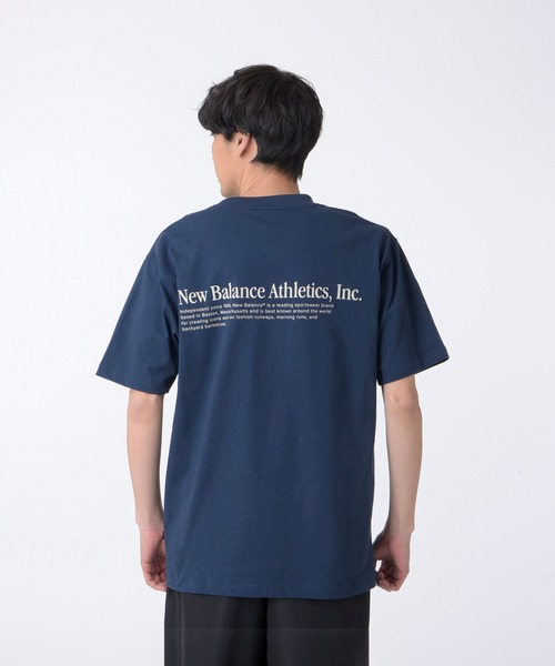 Tシャツ・カットソー New Balance UNI FROZEN Flower Illustration Short Sleeve Tee NEW BALANCE(ニューバランス)の「Athletics Flocked