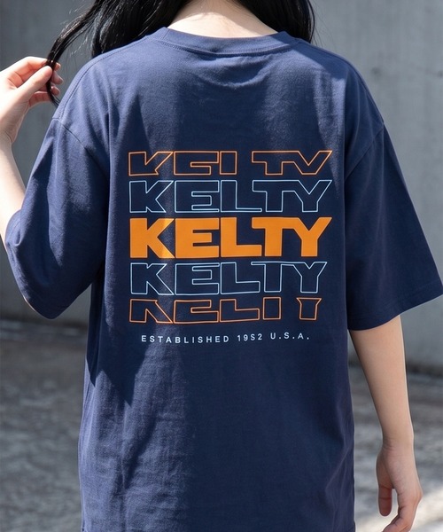 KELTY(ケルティ)の「【KELTY】バックタイポロゴS/STシャツ KE25113014 KE26113014(Tシャツ/カットソー・レディース・ブラック/ベージュ/ホワイト/ベージュ系2/ホワイト系その他2/ブラック系その他2/ネイビー/グレー/ブラック系3/ネイビー系2・M/L/S/XL)」の10枚目の写真