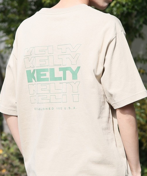 KELTY（ケルティ）の「【KELTY】バックタイポロゴS/STシャツ KE25113014（Tシャツ/カットソー・レディース・ブラック/ベージュ/ホワイト/ベージュ系2/ホワイト系その他2/ブラック系その他2/ネイビー/グレー・M/L/S/XL）」の7枚目の写真