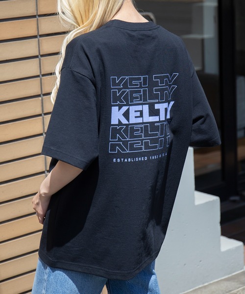 KELTY（ケルティ）の「【KELTY】バックタイポロゴS/STシャツ KE25113014（Tシャツ/カットソー・レディース・ブラック/ベージュ/ホワイト/ベージュ系2/ホワイト系その他2/ブラック系その他2/ネイビー/グレー・M/L/S/XL）」の11枚目の写真