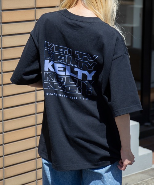 KELTY（ケルティ）の「【KELTY】バックタイポロゴS/STシャツ KE25113014（Tシャツ/カットソー・レディース・ブラック/ベージュ/ホワイト/ベージュ系2/ホワイト系その他2/ブラック系その他2/ネイビー/グレー・M/L/S/XL）」の12枚目の写真