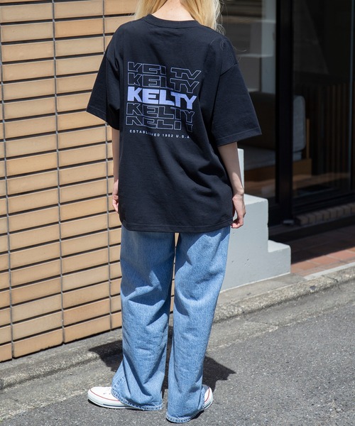 KELTY（ケルティ）の「【KELTY】バックタイポロゴS/STシャツ KE25113014（Tシャツ/カットソー・レディース・ブラック/ベージュ/ホワイト/ベージュ系2/ホワイト系その他2/ブラック系その他2/ネイビー/グレー・M/L/S/XL）」の14枚目の写真
