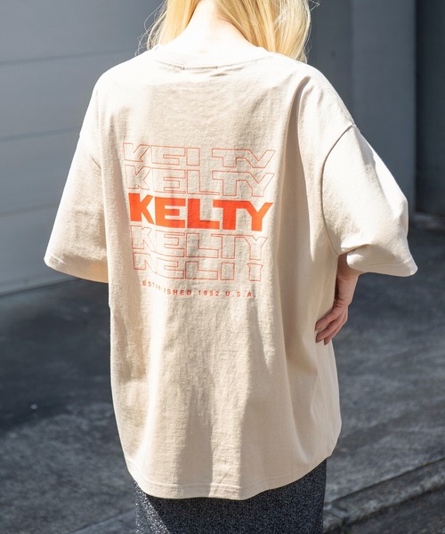 KELTY(ケルティ)の「【KELTY】バックタイポロゴS/STシャツ KE25113014(Tシャツ/カットソー・レディース・ブラック/ベージュ/ホワイト/ベージュ系2/ホワイト系その他2/ブラック系その他2/ネイビー/グレー・M/L/S/XL)」の22枚目の写真