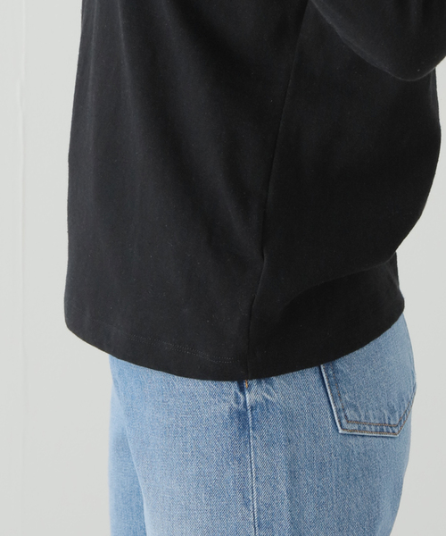 La TOTALITE(ラトータリテ)の「【onit/オニット】ラフィー天竺バックオープンロングスリーブTシャツ(Tシャツ/カットソー・レディース・ホワイト/ブラック・2)」の11枚目の写真