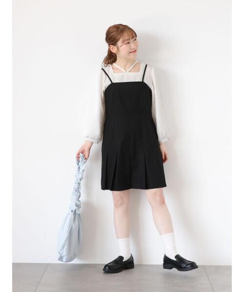 ehka sopo(エヘカソポ)の「くしゅくしゅギャザートートバッグ(ハンドバッグ・レディース・サックスブルー/グリーン/キナリ・F)」の7枚目の写真