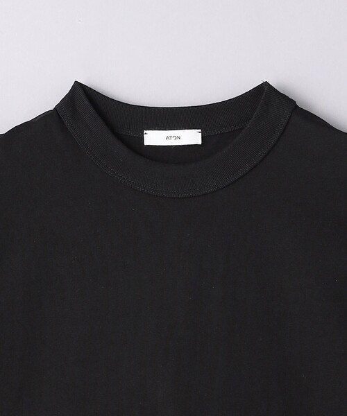 ATON(エイトン)の「<ATON>AIR OVER カットソー(Tシャツ/カットソー・レディース・ホワイト/ブラック・1)」の16枚目の写真