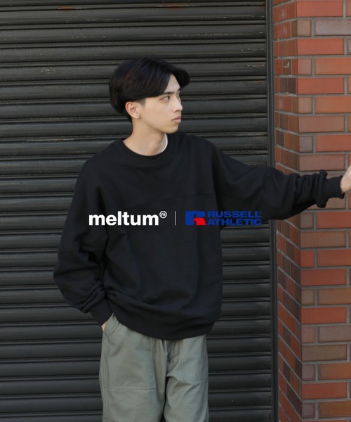 meltum（メルタム）の「【販売終了】×RUSSELL ATHLETIC "HIGH COTTON" CAP SHOULDER SWEATSHIRT（スウェット・メンズ・ナチュラル/グレー/ブラック/ネイビー・X-LARGE/LARGE/MEDIUM）」の10枚目の写真