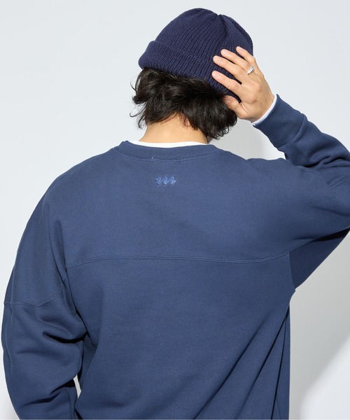 RUSSELL ATHLETIC 'HIGH COTTON' CAP SHOULDER SWEATSHIRT