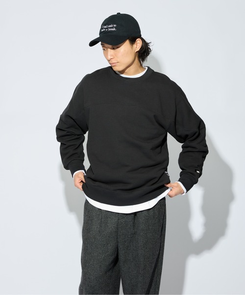meltum（メルタム）の「【販売終了】×RUSSELL ATHLETIC "HIGH COTTON" CAP SHOULDER SWEATSHIRT（スウェット・メンズ・ナチュラル/グレー/ブラック/ネイビー・X-LARGE/LARGE/MEDIUM）」の7枚目の写真