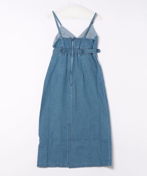 flower（フラワー）の「カシュクールデニムワンピース（ワンピース・レディース・ブルー/ブラック・FREE）」の12枚目の写真