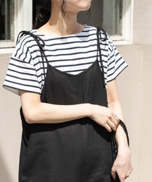 FORK&SPOON | FORK&SPOON ボートネックボーダーショートスリーブ(Tシャツ/カットソー)