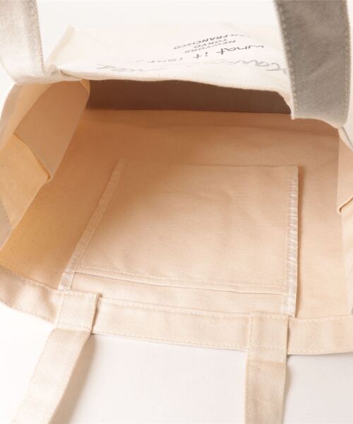 Mark Gonzales(マーク・ゴンザレス)の「【Mark Gonzales】ゴンバト マチ付きトートバッグ(トートバッグ・メンズ・ブラック/ホワイト系その他・フリー)」の5枚目の写真