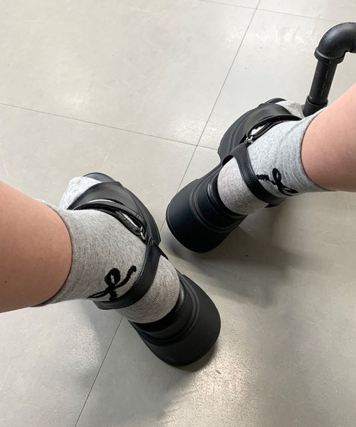 non-hedge(ノンヘッジ)の「バックリボンモチーフソックス(ソックス/靴下・レディース・ブラック/ホワイト/グレー・FREE)」の8枚目の写真