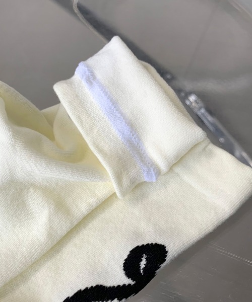 non-hedge(ノンヘッジ)の「バックリボンモチーフソックス(ソックス/靴下・レディース・ブラック/ホワイト/グレー・FREE)」の15枚目の写真