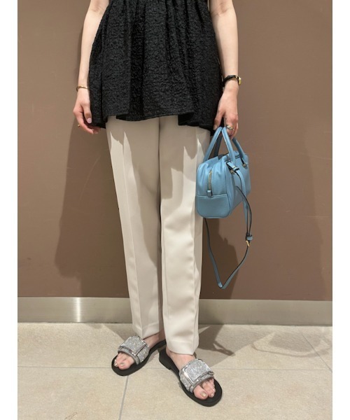 Mila Owen(ミラオーウェン)の「後ゴムセンタープレステーパードパンツ【手洗い可能】(その他パンツ・レディース・チェック/アイボリー/ブラック・0/1/2/00)」の13枚目の写真