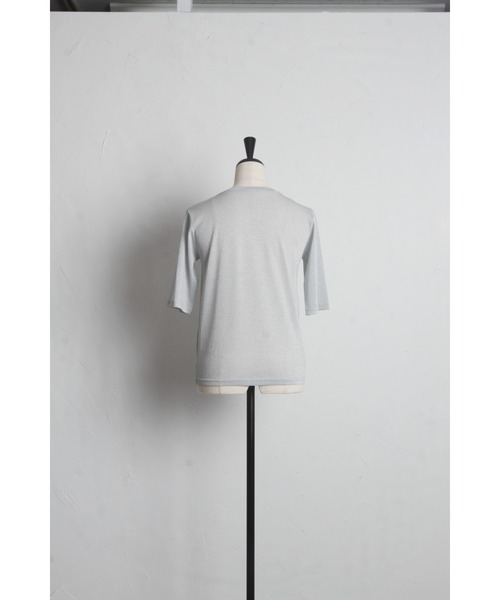 &. NOSTALGIA(アンドドットノスタルジア)の「ラメカットプルオーバー(Tシャツ/カットソー・レディース・ブラック/グレー・M)」の12枚目の写真