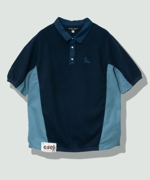 【セール】MIX FAB ラグランリラックスポロ（ポロシャツ）｜go slow caravan（ゴースローキャラバン）