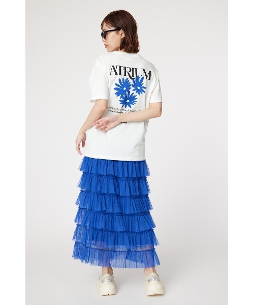 RODEO CROWNS WIDE BOWL（ロデオクラウンズワイドボウル）の「チュール ティアードスカート（スカート・レディース・アイボリー/ブラック/ブルー・FREE）」の13枚目の写真