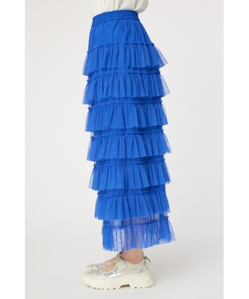 RODEO CROWNS WIDE BOWL（ロデオクラウンズワイドボウル）の「チュール ティアードスカート（スカート・レディース・アイボリー/ブラック/ブルー・FREE）」の15枚目の写真