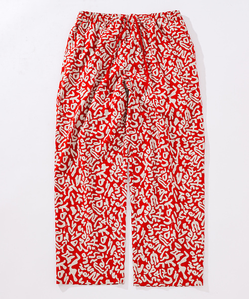 417 EDIFICE(フォーワンセブンエディフィス)の「”アメーバカモ ”イージーパンツ(その他パンツ・メンズ・ホワイト/ブラック/レッド・MEDIUM/LARGE)」の3枚目の写真