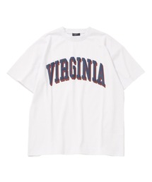 GLAZOS | 【防虫加工】フロントカレッジロゴ発泡プリント半袖Tシャツ(Tシャツ/カットソー)