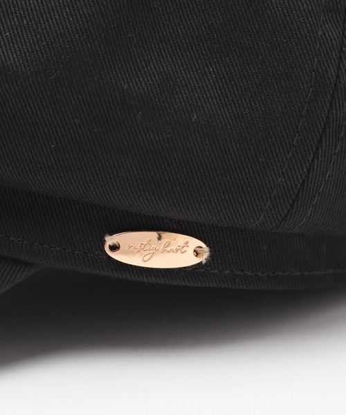 Honeys（ハニーズ）の「プレート付きキャスケット（キャスケット・レディース・アイボリー/ブラック/ベージュ・FREE）」の4枚目の写真