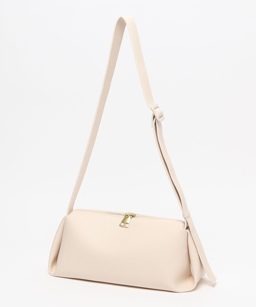 Andemiu（アンデミュウ）の「スクエアショルダーBAG132406（ショルダーバッグ・レディース・アイボリー/ブラック・FREE）」の3枚目の写真