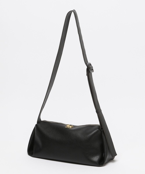 Andemiu（アンデミュウ）の「スクエアショルダーBAG132406（ショルダーバッグ・レディース・アイボリー/ブラック・FREE）」の4枚目の写真