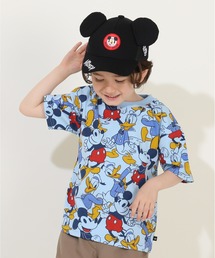 Disney（ディズニー）の「親子お揃い ディズニー キャラ総柄 Tシャツ 9532K（Tシャツ/カットソー・キッズ）」