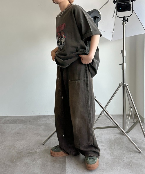 apres jour mignon(アプレジュールミニョン)の「【ユニセックス】ダブルニーデニムパンツ【ZOZOTOWN限定アイテム】(デニムパンツ・レディース・インディゴブルー/ブラック・LARGE/X-LARGE/MEDIUM/SMALL)」の19枚目の写真
