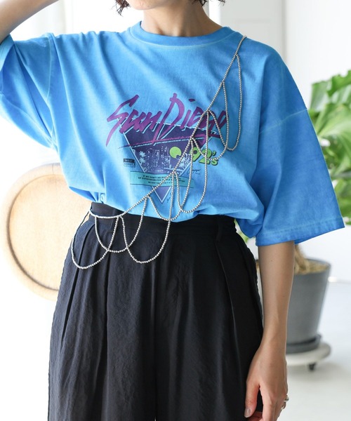 LEPSIM（レプシィム）の「メタルビーズマルチネック　124026（ストール/ショール・レディース・ゴールド/シルバー・ONE SIZE）」の2枚目の写真