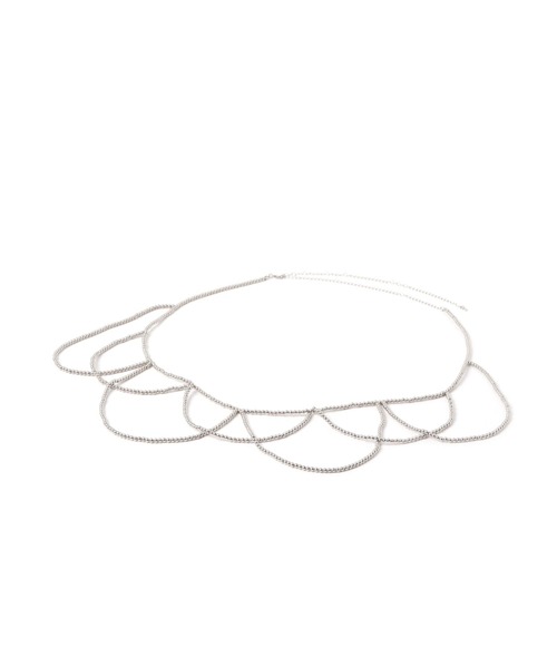 LEPSIM（レプシィム）の「メタルビーズマルチネック　124026（ストール/ショール・レディース・ゴールド/シルバー・ONE SIZE）」の5枚目の写真