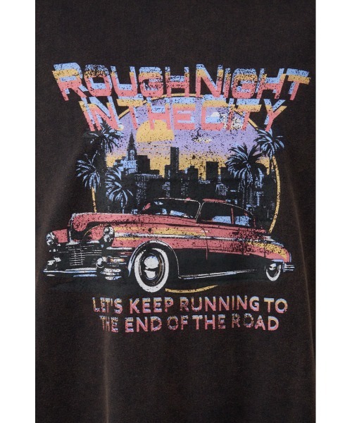 AZUL by moussy（アズールバイマウジー）の「ビンテージプリントTシャツ（Tシャツ/カットソー・レディース・ブルー系その他/オレンジ系その他・SMALL/MEDIUM）」の10枚目の写真