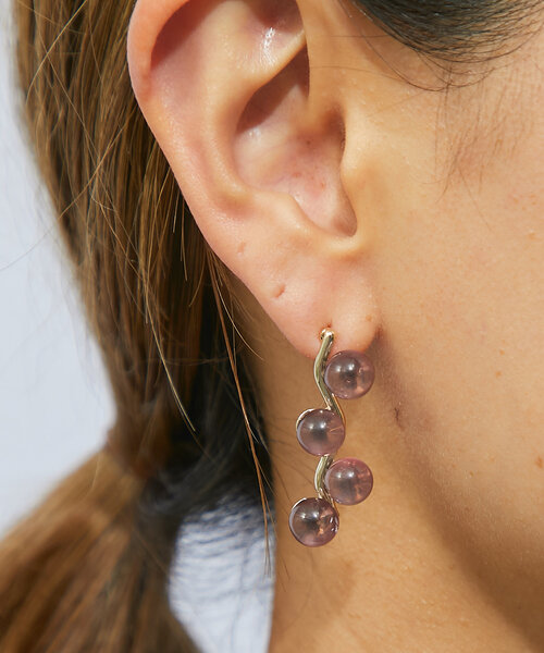 un dix cors（アンディコール）の「クリアボールピアス（ピアス（両耳用）・レディース・シルバー/ゴールド・FREE）」の7枚目の写真