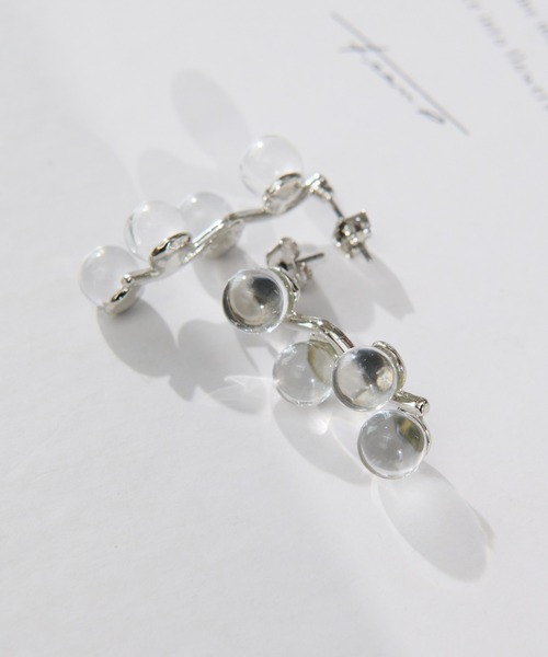 un dix cors（アンディコール）の「クリアボールピアス（ピアス（両耳用）・レディース・シルバー/ゴールド・FREE）」の22枚目の写真