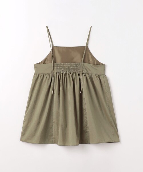 green label relaxing(グリーンレーベルリラクシング)の「ギャザー キャミソール ブラウス(シャツ/ブラウス・レディース・ネイビー/オリーブ・FREE)」の11枚目の写真