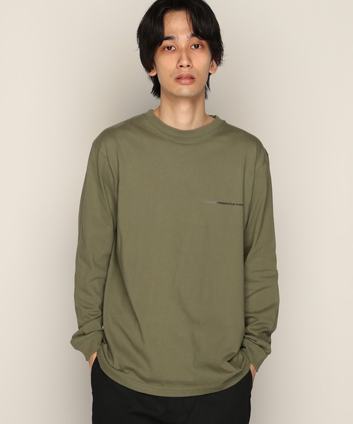 YEN TOWN MARKET（イェンタウンマーケット）の「【Nujabes】ヌジャベス Metaphorical Music ロングスリーブ（Tシャツ/カットソー・メンズ・ブラック/ホワイト/オリーブ・XL/L/M）」の3枚目の写真