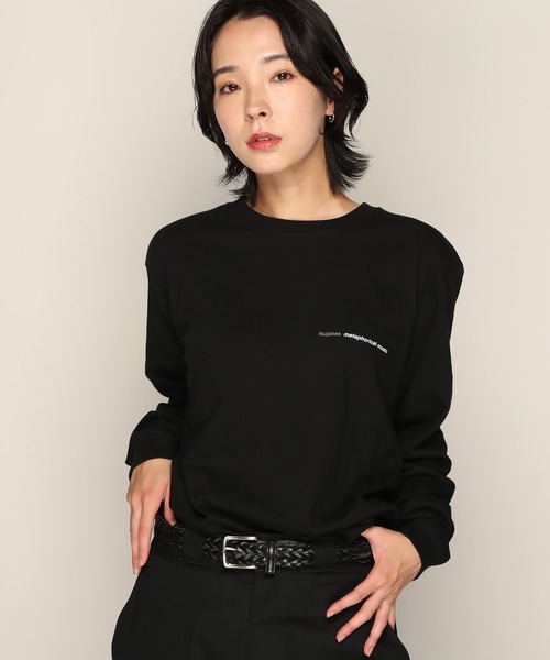 YEN TOWN MARKET（イェンタウンマーケット）の「【Nujabes】ヌジャベス Metaphorical Music ロングスリーブ（Tシャツ/カットソー・メンズ・ブラック/ホワイト/オリーブ・XL/L/M）」の20枚目の写真