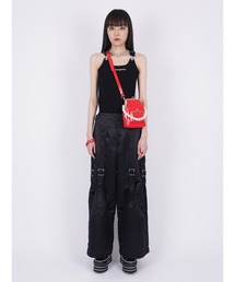 PAMEO POSE（パメオポーズ）の「Glitter Belted Baggy Trousers