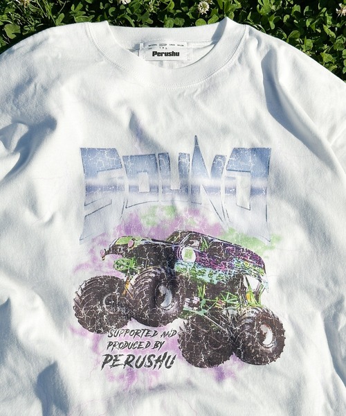 Perushu(ペルーシュ)の「ヴィンテージライクアソートTシャツ(Tシャツ/カットソー・メンズ・ブラウン/ブラウン系その他/ブラック系その他2/オフホワイト/ブラック/ホワイト系その他/ブラウン系その他3/ホワイト系その他3/ブラウン系その他2/ブラック系その他3/ホワイト系その他2/ブラック系その他・MEDIUM/SMALL/LARGE)」の3枚目の写真
