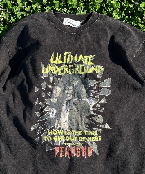 Perushu(ペルーシュ)の「ヴィンテージライクアソートTシャツ(Tシャツ/カットソー・メンズ・ブラウン/ブラウン系その他/ブラック系その他2/オフホワイト/ブラック/ホワイト系その他/ブラウン系その他3/ホワイト系その他3/ブラウン系その他2/ブラック系その他3/ホワイト系その他2/ブラック系その他・MEDIUM/SMALL/LARGE)」の8枚目の写真