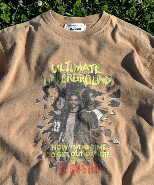Perushu(ペルーシュ)の「ヴィンテージライクアソートTシャツ(Tシャツ/カットソー・メンズ・ブラウン/ブラウン系その他/ブラック系その他2/オフホワイト/ブラック/ホワイト系その他/ブラウン系その他3/ホワイト系その他3/ブラウン系その他2/ブラック系その他3/ホワイト系その他2/ブラック系その他・MEDIUM/SMALL/LARGE)」の12枚目の写真