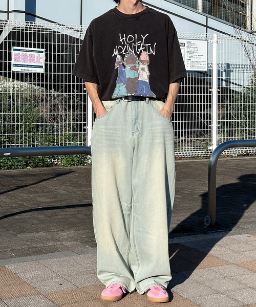 Perushu(ペルーシュ)の「ヴィンテージライクアソートTシャツ(Tシャツ/カットソー・メンズ・ブラウン/ブラウン系その他/ブラック系その他2/オフホワイト/ブラック/ホワイト系その他/ブラウン系その他3/ホワイト系その他3/ブラウン系その他2/ブラック系その他3/ホワイト系その他2/ブラック系その他・MEDIUM/SMALL/LARGE)」の18枚目の写真