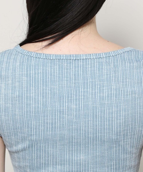 3.3 Field Trip （3.3フィールドトリップ）の「3.3 Field Trip／ガーターベルトリブT（Tシャツ/カットソー・レディース・ブラック/ブルー/グレー・FREE）」の17枚目の写真