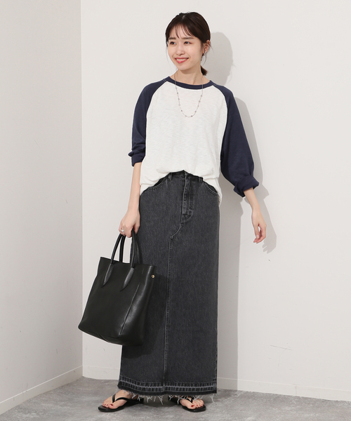 MARCO BIANCHINI（マルコビアンチーニ）の「MARCO BIANCHINI/マルコ・ビアンキーニ SLOBE別注 ショルダートート 21804（トートバッグ・レディース・キャメル/ブラック/ライトグレー・FREE）」の4枚目の写真