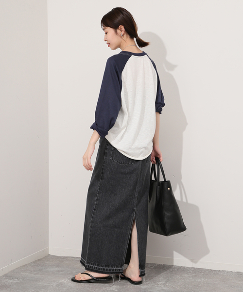 MARCO BIANCHINI（マルコビアンチーニ）の「MARCO BIANCHINI/マルコ・ビアンキーニ SLOBE別注 ショルダートート 21804（トートバッグ・レディース・キャメル/ブラック/ライトグレー・FREE）」の6枚目の写真