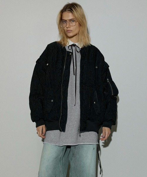 MAISON SPECIAL（メゾンスペシャル）の「Jacquard Reversible MA-1 