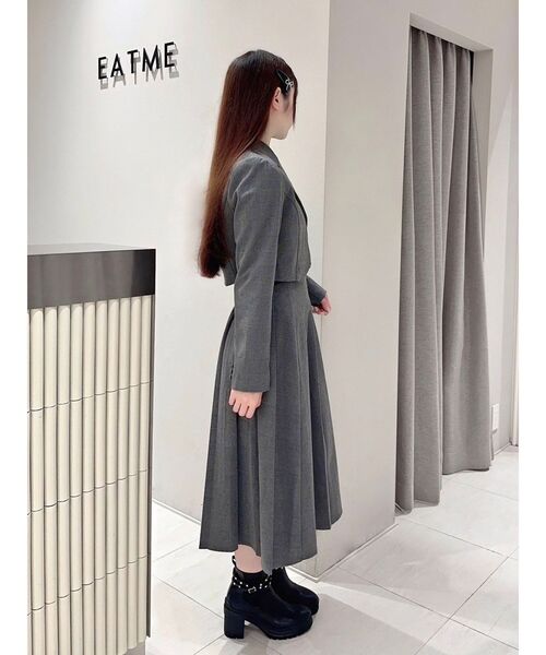 EATME（イートミー）の「ベルテッドプリーツスカート（セットアップ可能）（スカート・レディース・ブラック/ラベンダー/その他1・SMALL/MEDIUM）」の14枚目の写真