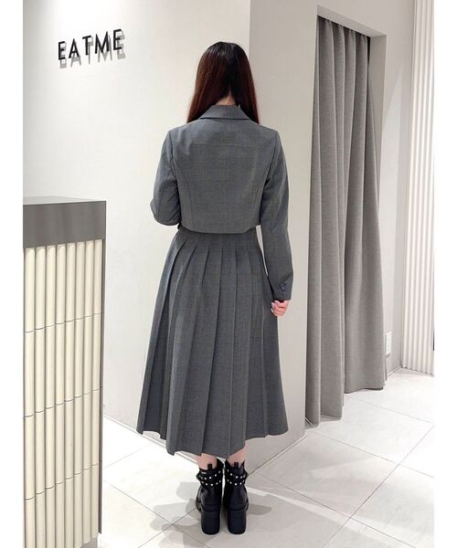 EATME（イートミー）の「ベルテッドプリーツスカート（セットアップ可能）（スカート・レディース・ブラック/ラベンダー/その他1・SMALL/MEDIUM）」の15枚目の写真