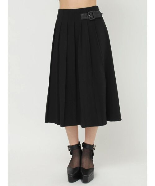 EATME（イートミー）の「ベルテッドプリーツスカート（セットアップ可能）（スカート・レディース・ブラック/ラベンダー/その他1・SMALL/MEDIUM）」の16枚目の写真